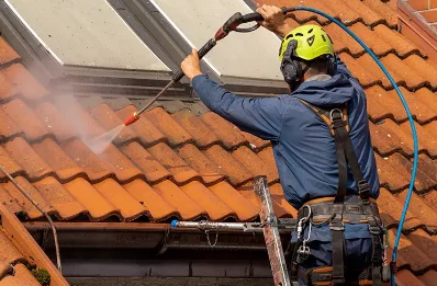 Démoussage et hydrofuge de toiture à Pouylebon